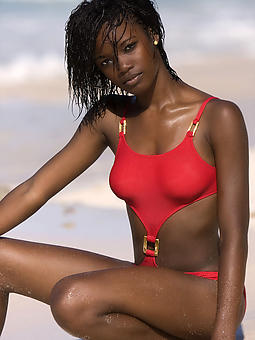 free pictures of black girls alongside bikini