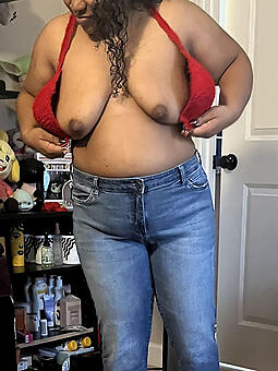 ebony girl in jeans